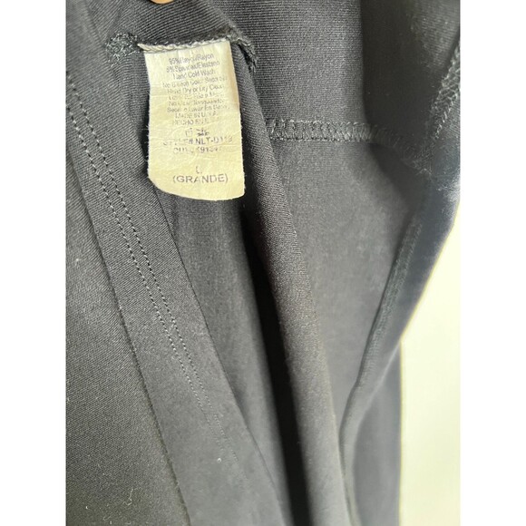 Modern Citizen Dress Womens Large Black V-Neck Midi Shift - Picture 10 of 12